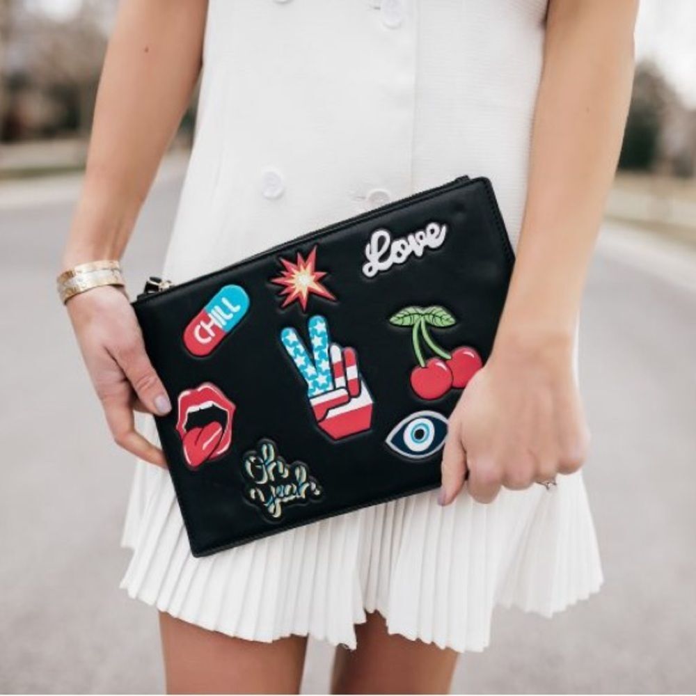 Riley Versa | Versa Detachable Front Leather Clutch Handbag Girl Scout Cover